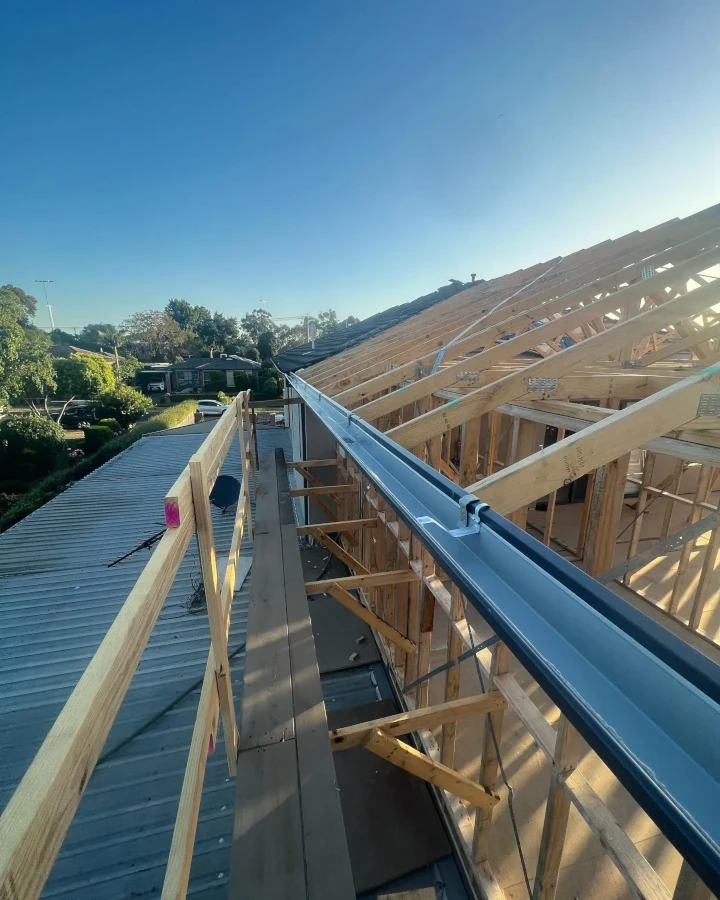 Exterior cladding on outdoor shed